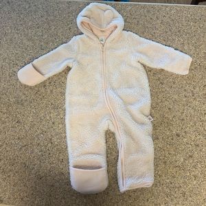 Pink Bear Snow Suit